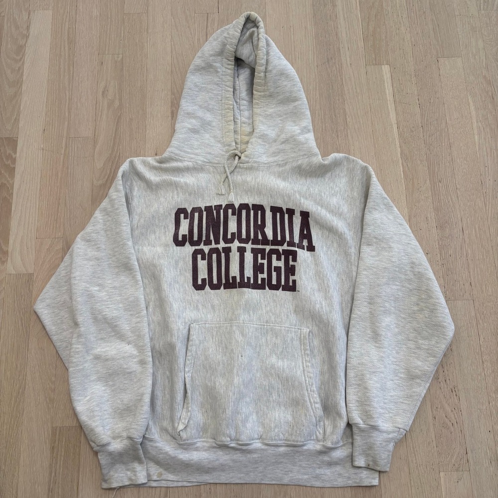 MV Sport Hoodie Mens XXL Gray Concordia College Good Proweave Sweatshirt
